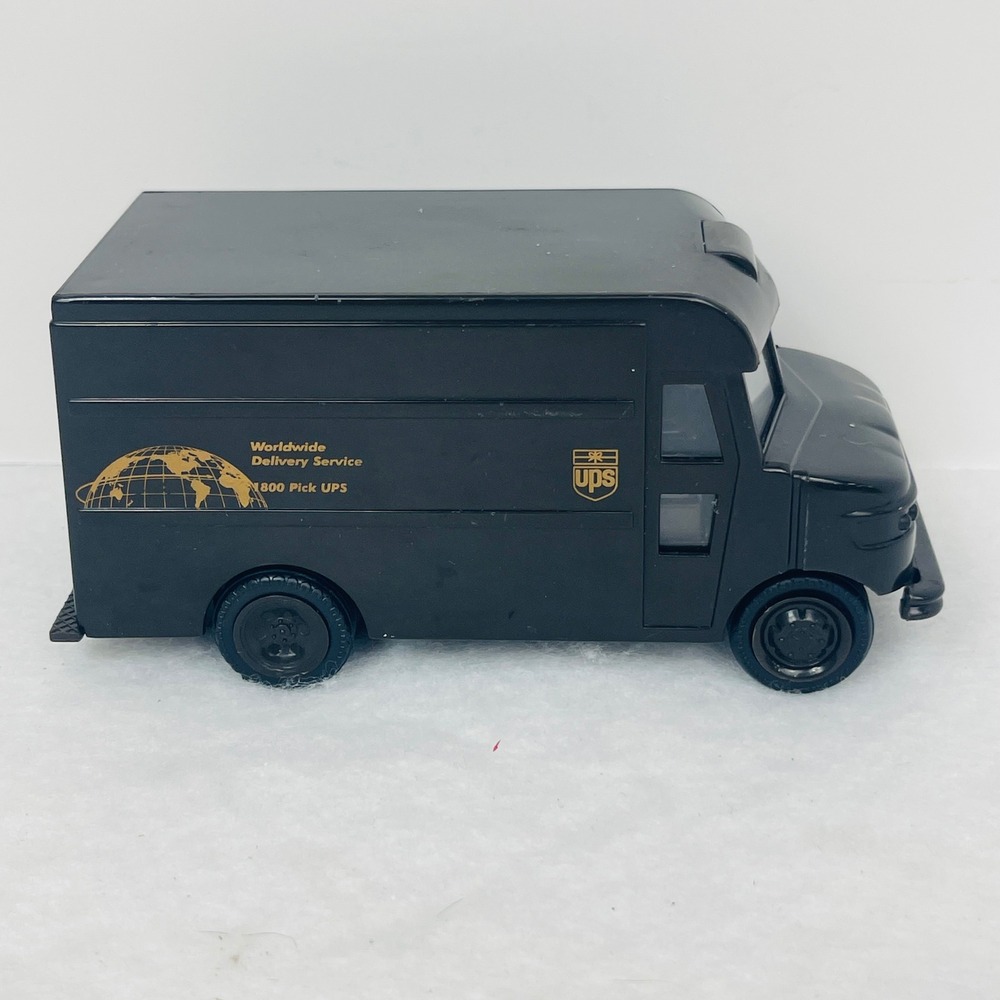 UPS Delivery Truck Toy Brown Worldwide Delivery Service Step Van Collectible